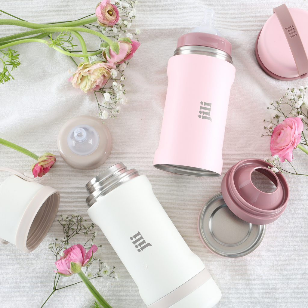 Jili Bottle All in one Baby Bottle Dual Pack - Almond and Rose