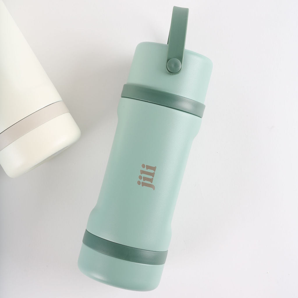 Jili Bottle All in one Baby Bottle Dual Pack - Almond and Sage