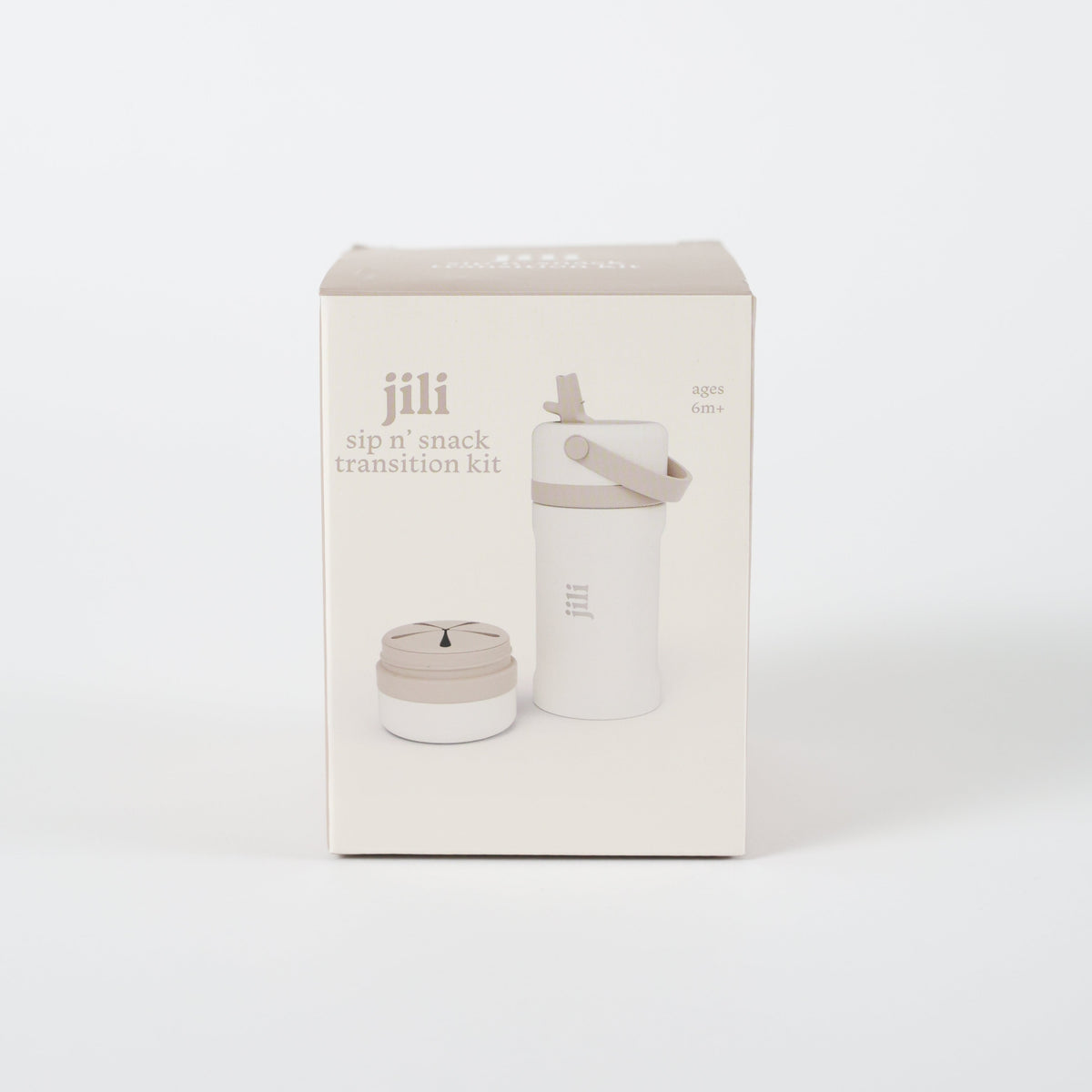 Jili Sip N' Snack Transition Kit - Almond