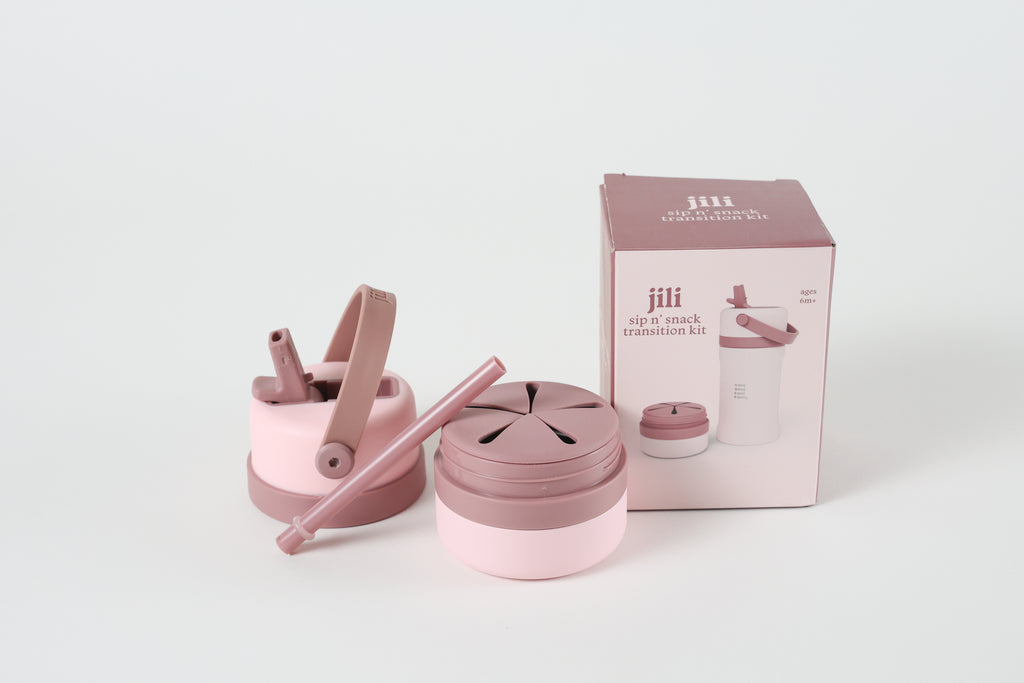 Jili Sip N' Snack Transition Kit - Almond
