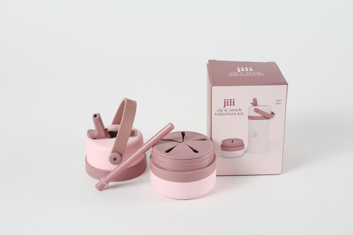 Jili Sip N' Snack Transition Kit - Almond