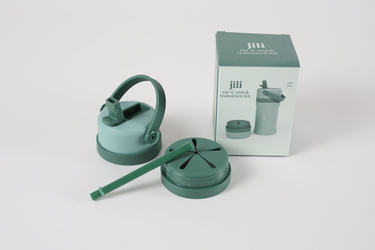 Jili Sip N' Snack Transition Kit - Almond