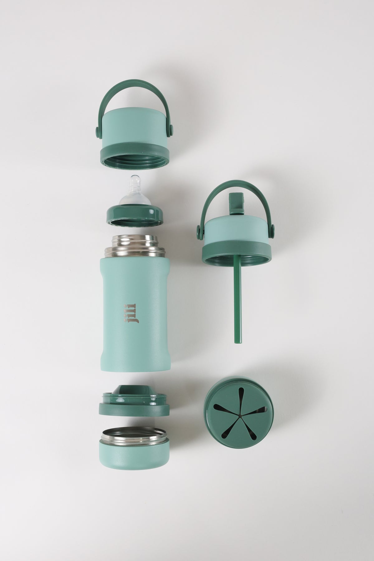 Jili Sip N' Snack Transition Kit - Sage