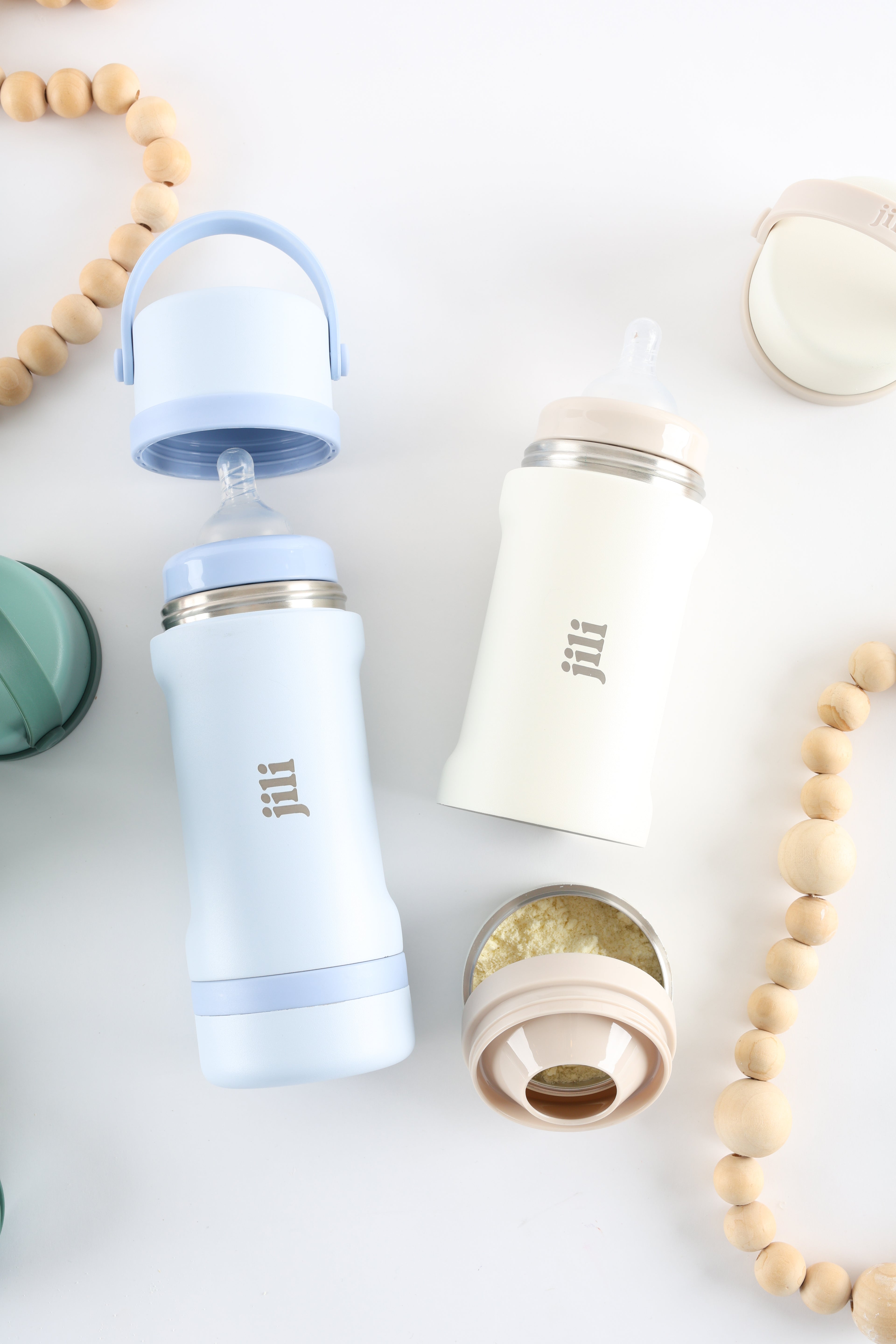 Jili Bottle All in one Baby Bottle Dual Pack - Almond and Ice