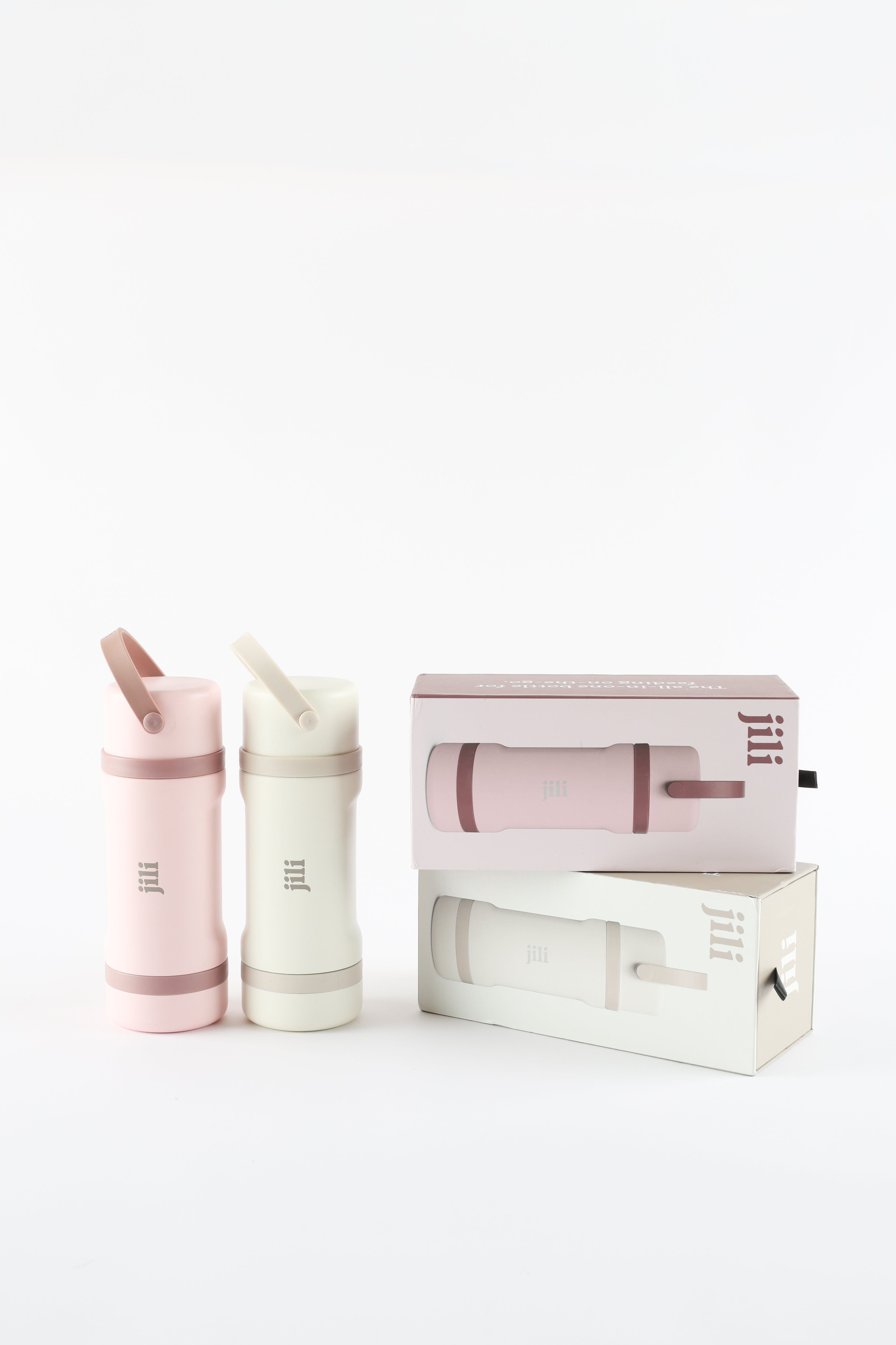 Jili Bottle All in one Baby Bottle Dual Pack - Almond and Rose