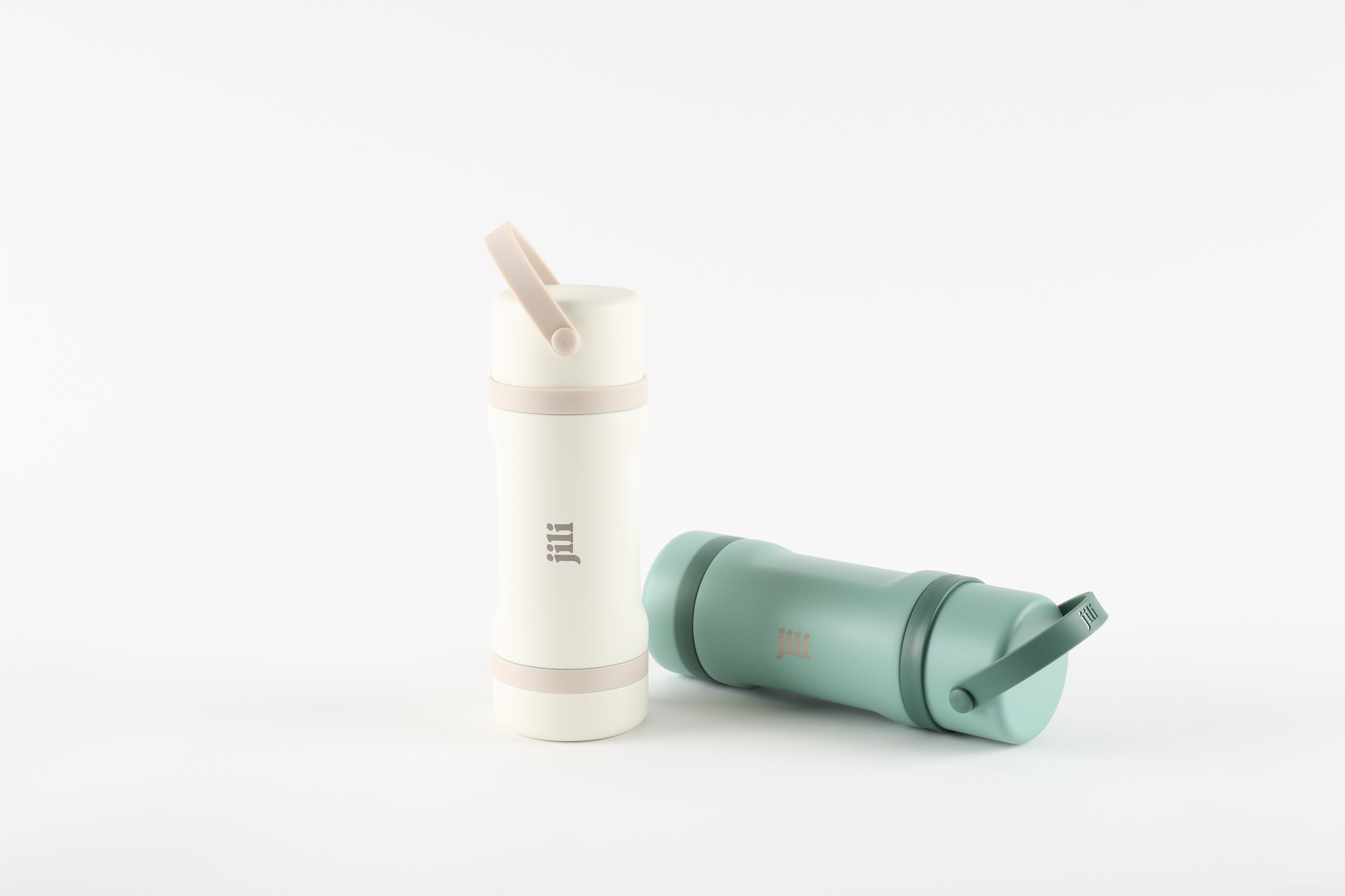 Jili Bottle All in one Baby Bottle Dual Pack - Almond and Sage